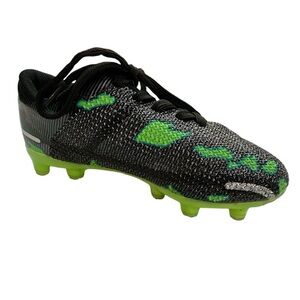 DREAM PAIRS Little Kids Soccer Cleats Textured Black Green Size 10 Preowned
